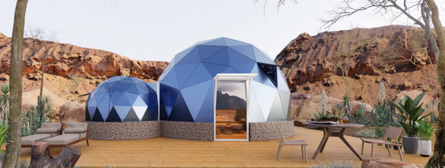 浠水县球形智能光伏玻璃星空房